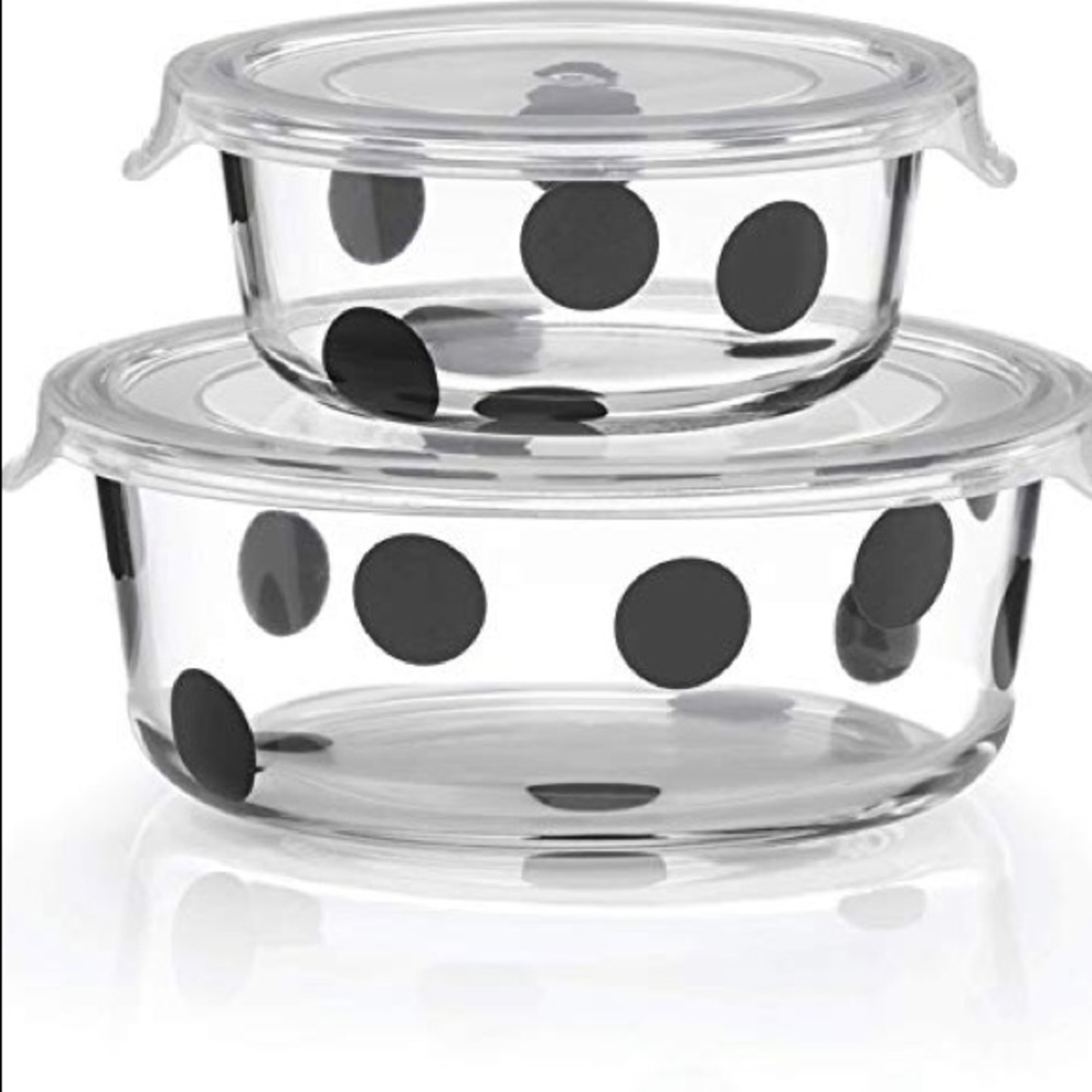 Kate Spade Deco Dot Tupperware